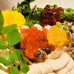 月と灯り - 雲丹 イクラ　炙りたちのジュレポン酢