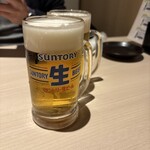 月と灯り - 生ビール