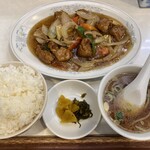 中華料理アメちゃん - スブタセット ¥1,200