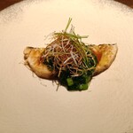 東麻布 いと - 鰆幽庵炭火焼 菜の花辛子餡