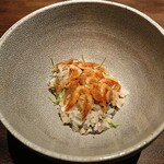 東麻布 いと - 鼈 桜海老 蕗のご飯