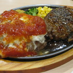 ジョイフル - 料理写真:ツインハンバーグ