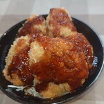まるい食堂 - ソースマグロかつ丼(小)