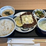 ねぎし - ■がんバくんセット(レギュラー)＋チーズ¥1,500
