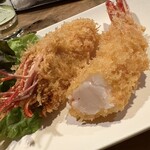 とく山 - イリアンタイガーのエビフライ