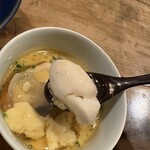 とく山 - 河豚の白子の茶碗蒸し②