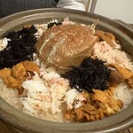 とく山 - カニウニ炊き込みご飯①