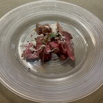 アッピア - 前菜　日替り　山形牛を使った料理