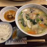 廣珍軒 - 五目汁そばセット