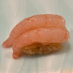 鮨 乃すけ  - 甘海老さんでーす。