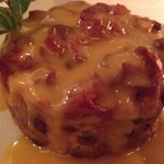 ルース クリス ステーキハウス - ブレッドプディング　ウイスキーソース