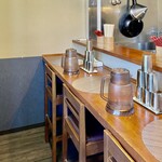 千茶屋 - カウンター席