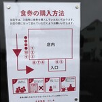 自家製麺 はし本 - 満席時の並び方案内