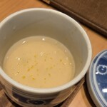 すしやのたい悟 - ハマグリの茶碗蒸し