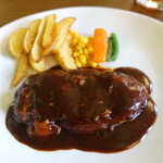 WEST - 料理写真:ハンバーグステーキ