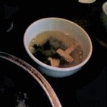 ナラビ - ランチ味噌汁