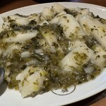 新亜飯店 芝大門店 - 山芋と高菜炒め