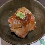 鮨てしま - 漬け丼　量が少なーいw