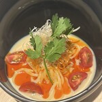 Chinese Restaurant 晴華 - 冷やし豆乳サンラーメン