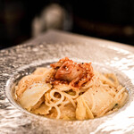 高円寺 ばか同士。 - 名物！明太キムチクリームパスタ