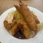 宮崎チキン南蛮ogata - ◆スペシャルセット チキン南蛮&ミンチカツ&エビフライ2本◆