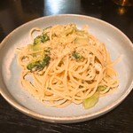 山下食堂 - 鰆とブロッコリーのスパゲッティ