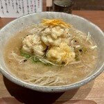 ふくの緒 - かぶらおろしの白子天そば✨（2000円）