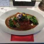 太陽カレー - デラックスカレー特盛 有機野菜入り