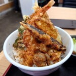 さと山 - さと山定食のミニ天丼 