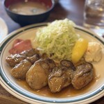 かつれつ四谷たけだ - 牡蠣バター焼き定食