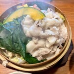 黒ぶたdining CRECIENTE - 黒豚のせいろ蒸し