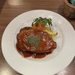 洋食コノヨシ - ポークチャプ温野菜付き