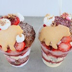 2KOTI - 【2026.01】いちごとシューのパフェ(税込1,250円)