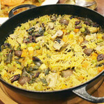 ガネーシュ - 年末年始ディナーコース(6900円)のタミル式ベジタブルビリヤニ(4人前)