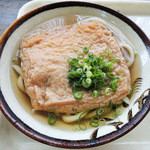 にしばた製麺 - かけ+お揚げ