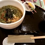 武蔵利休 - 茶そばと小鉢のセット