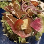 福よせ - 生ハムとアボカドのバリバリサラダ
