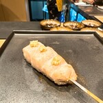 焼鳥 とこしえ - ささみ山葵串 ◎めっちゃ美味い！