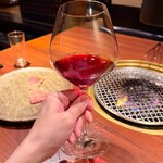 焼肉 十々 - グラスワイン(ピノ･ノワール)
