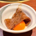 焼肉 十々 - 黒毛和牛ザブトンの焼きすき