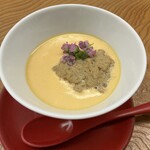 鮨おばな - コノワタの茶碗蒸し