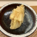 鮨おばな - ガリ