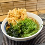 しぶそば - 料理写真:九条ねぎとかき揚げそば
