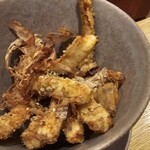 Washoku バル かめすけ - ごぼうの唐揚げ