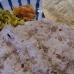 月と亀 - 2014.12・筑前インド定食 １０穀米