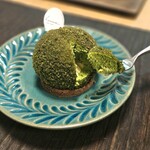 hannoc - 宇治抹茶仕様。海苔のような風味を感じて面白い味でした！