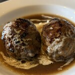ビストロサイクル - 料理写真:ハンバーグ