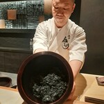 麻布 黒しゃり - 