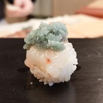 鮨 陸 - 『海老/海老卵』