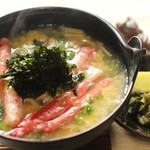 Tententei - かに雑炊  porridge rice with crab